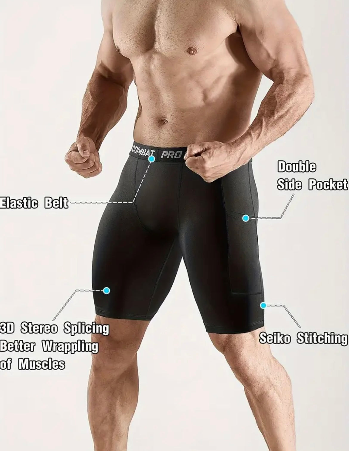 Short Licra Pro Combat Gym