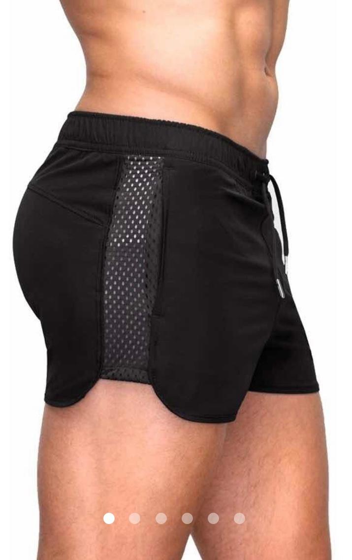 Abrochalo Short Corto Gym Caballero Nylon Fitness Elástico