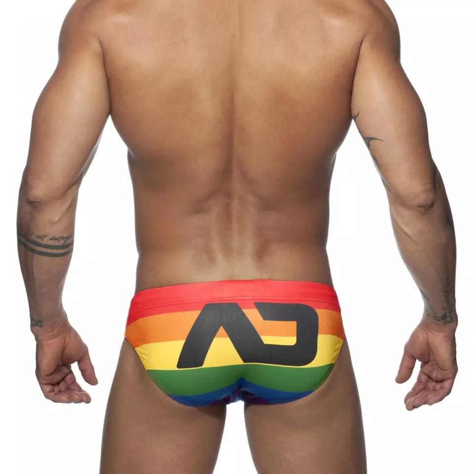 Buckle Up Men's Swimsuit Rainbow Addicted Style