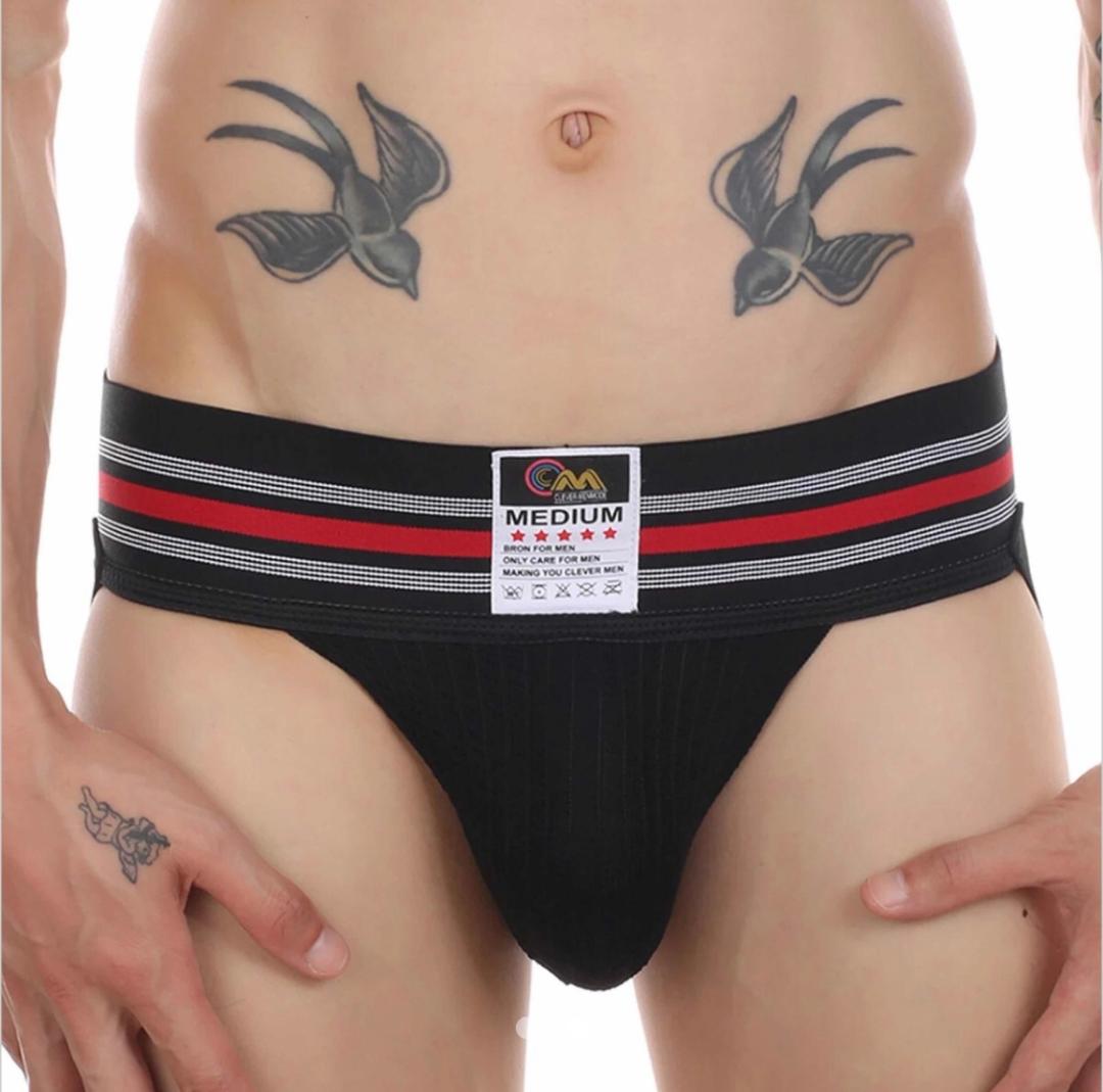 Jockmail Jockstrap Suspensorio Algodon Nylon Resorte Ancho