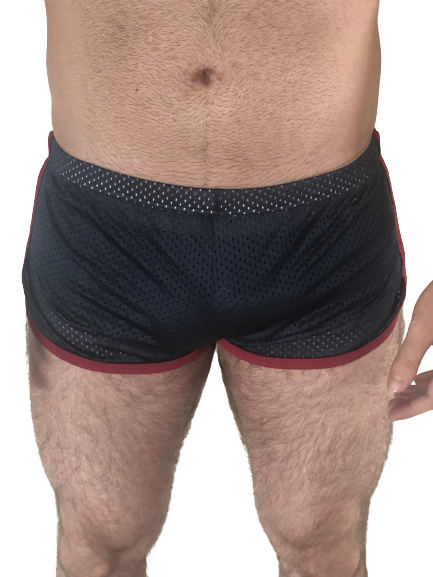 Abrochalo Short Corto Malla Red Gym Fitness Sin Suspensorio