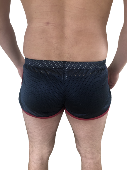 Abrochalo Short Corto Malla Red Gym Fitness Sin Suspensorio