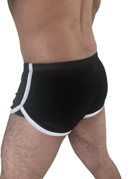 Abrochalo Short Corto Malla Red Gym Fitness Sin Suspensorio